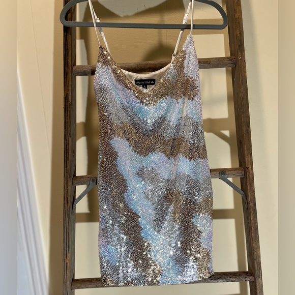 Sequin slip dress - Picture 2 of 7